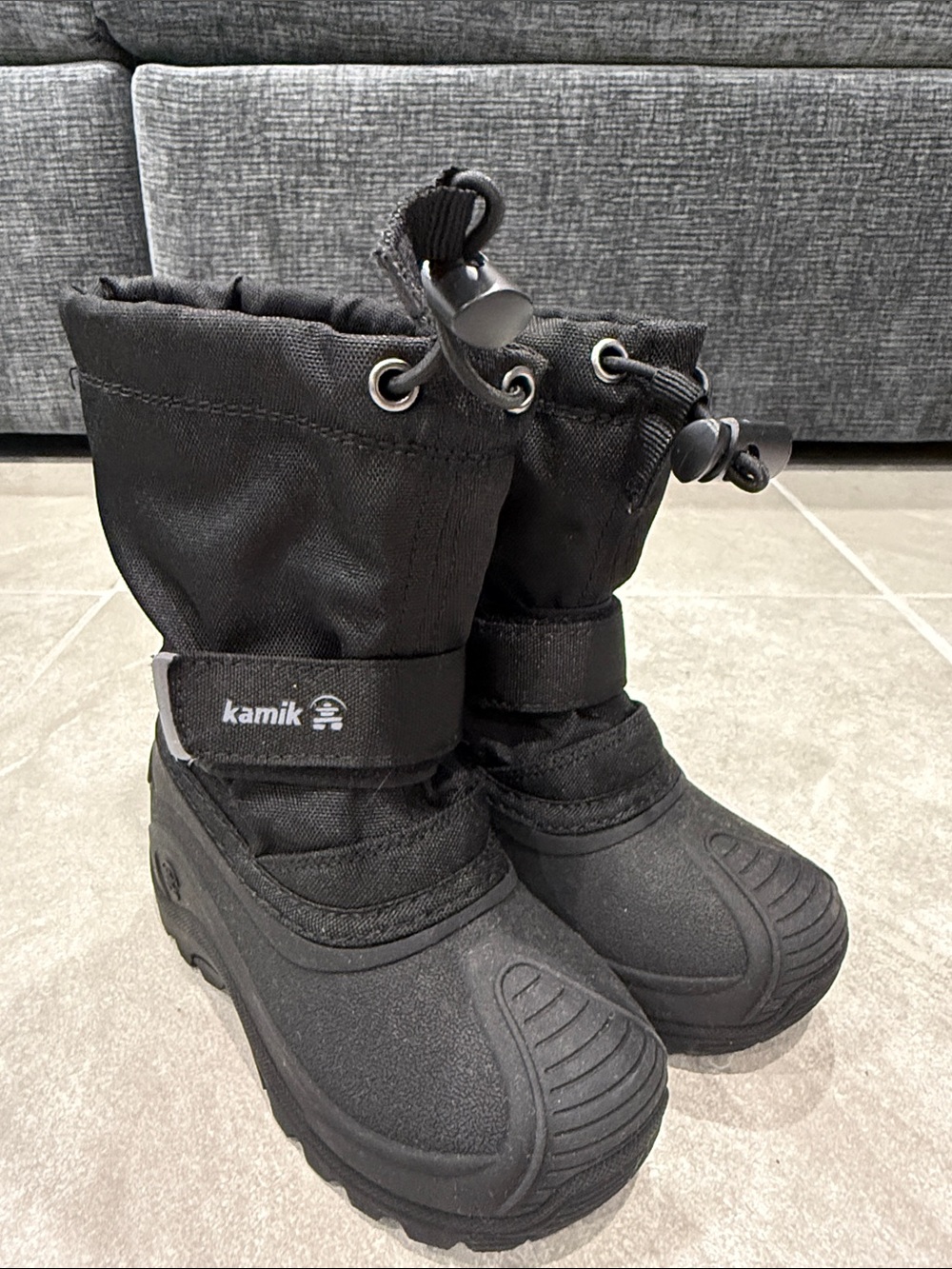 Kamik Black Kids Snow Boots size 9
